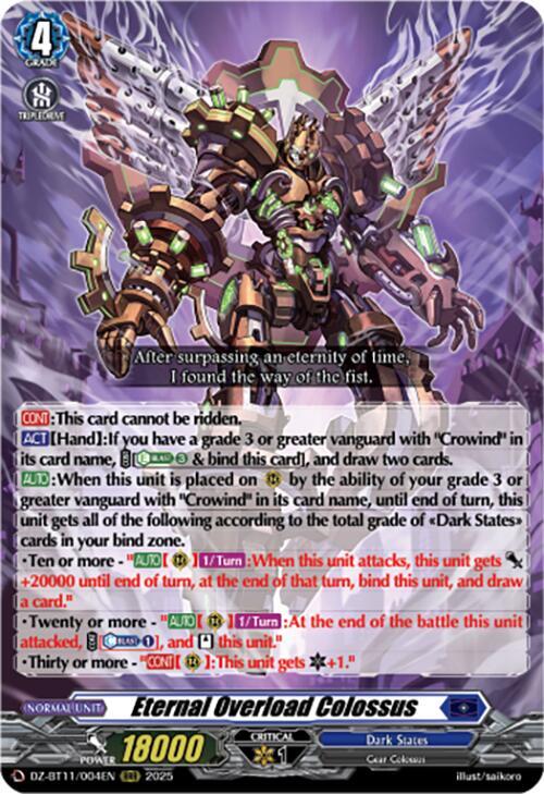 Eternal Overload Colossus, DZ-BT11: Symphony of Might & Bloom DZ-BT11/004EN