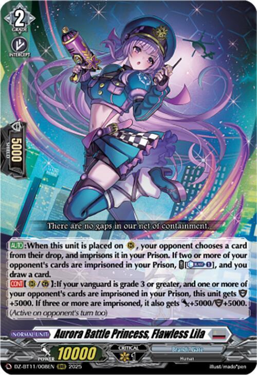 Aurora Battle Princess, Flawless Lila, DZ-BT11: Symphony of Might & Bloom DZ-BT11/008EN