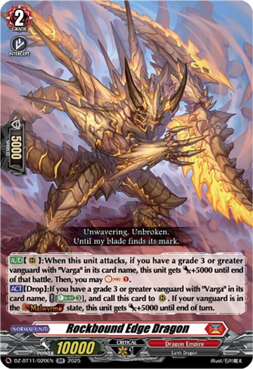 Rockbound Edge Dragon, DZ-BT11: Symphony of Might & Bloom DZ-BT11/020EN