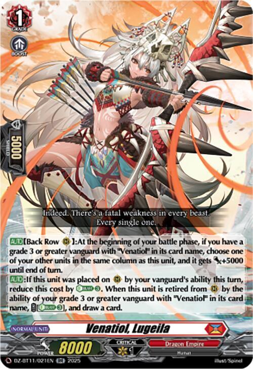 Venatiol, Lugeila, DZ-BT11: Symphony of Might & Bloom DZ-BT11/021EN