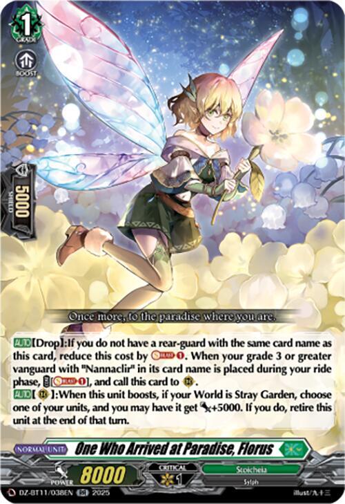 One Who Arrived at Paradise, Florus, DZ-BT11: Symphony of Might & Bloom DZ-BT11/038EN