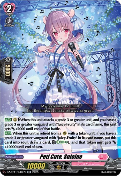 Peti Cute, Suloine, DZ-BT11: Symphony of Might & Bloom DZ-BT11/040EN