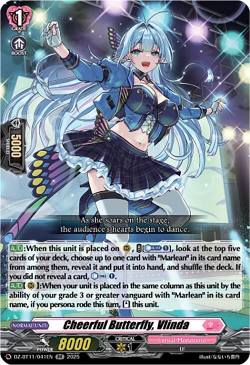 Cheerful Butterfly, Vlinda, DZ-BT11: Symphony of Might & Bloom DZ-BT11/041EN