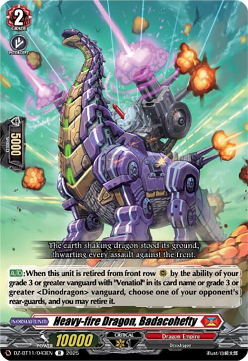 Heavy-fire Dragon, Badacohefty, DZ-BT11: Symphony of Might & Bloom DZ-BT11/043EN