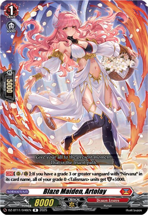 Blaze Maiden, Artolay, DZ-BT11: Symphony of Might & Bloom DZ-BT11/046EN