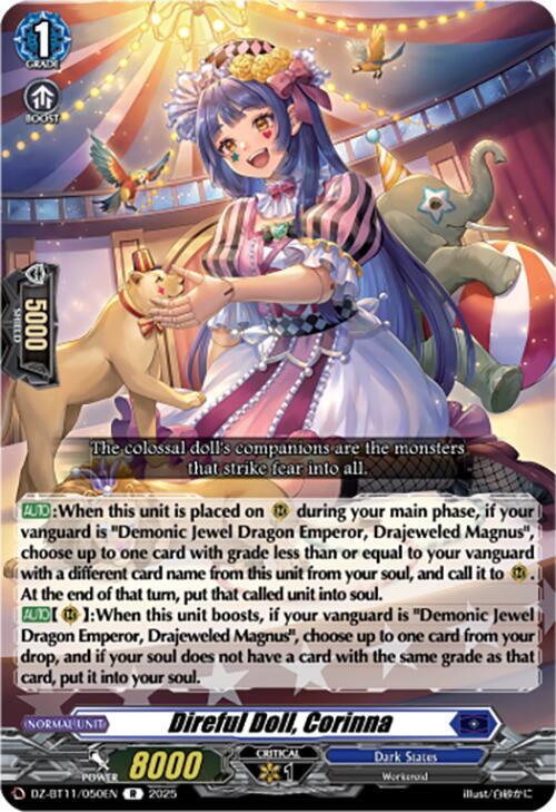 Direful Doll, Corinna, DZ-BT11: Symphony of Might & Bloom DZ-BT11/050EN