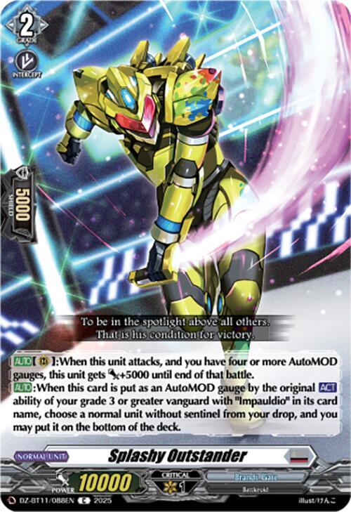 Splashy Outstander, DZ-BT11: Symphony of Might & Bloom DZ-BT11/088EN