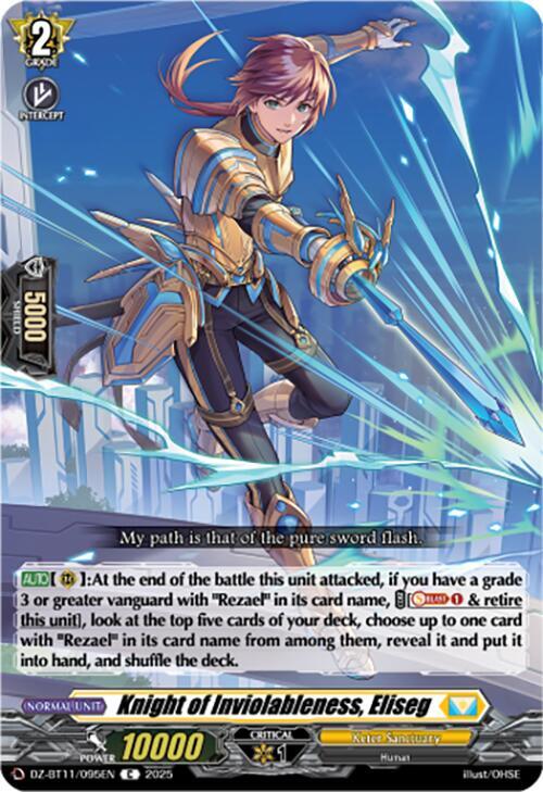 Knight of Inviolableness, Eliseg, DZ-BT11: Symphony of Might & Bloom DZ-BT11/095EN
