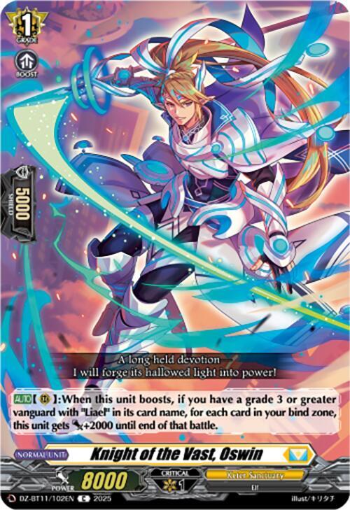 Knight of the Vast, Oswin, DZ-BT11: Symphony of Might & Bloom DZ-BT11/102EN