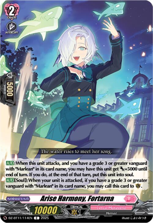 Arise Harmony, Fortarna, DZ-BT11: Symphony of Might & Bloom DZ-BT11/114EN