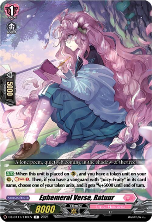 Ephemeral Verse, Ratuur, DZ-BT11: Symphony of Might & Bloom DZ-BT11/116EN