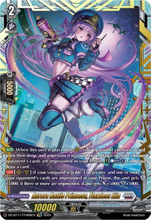 Aurora Battle Princess, Flawless Lila (FFR), DZ-BT11: Symphony of Might & Bloom DZ-BT11/FFR08EN