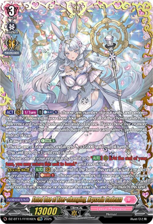 Fated One of Ever-changing, Krysrain Cadenza (FFR), DZ-BT11: Symphony of Might & Bloom DZ-BT11/FFR16EN
