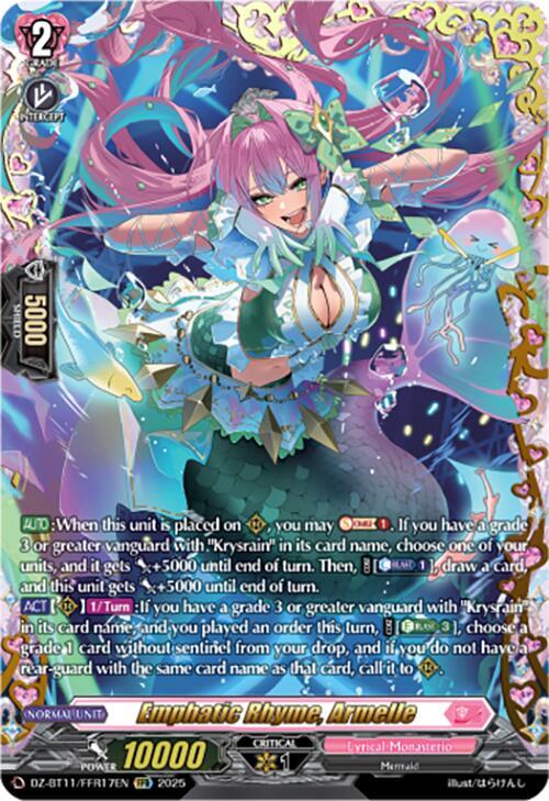 Emphatic Rhyme, Armelle (FFR), DZ-BT11: Symphony of Might & Bloom DZ-BT11/FFR17EN