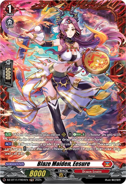 Blaze Maiden, Eesure (FR), DZ-BT11: Symphony of Might & Bloom DZ-BT11/FR04EN
