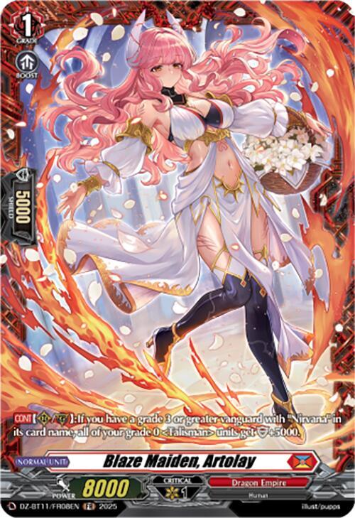Blaze Maiden, Artolay (FR), DZ-BT11: Symphony of Might & Bloom DZ-BT11/FR08EN