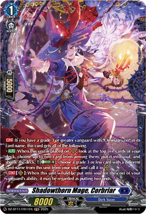 Shadowthorn Mage, Corbriar (FR), DZ-BT11: Symphony of Might & Bloom DZ-BT11/FR11EN