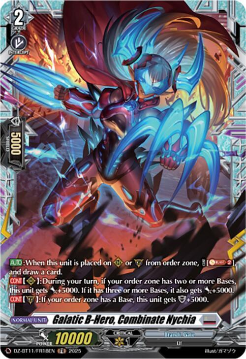 Galatic B-Hero, Combinate Nychia (FR), DZ-BT11: Symphony of Might & Bloom DZ-BT11/FR18EN