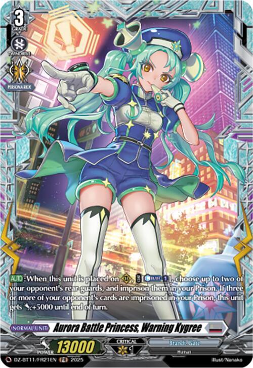 Aurora Battle Princess, Warning Kygree (FR), DZ-BT11: Symphony of Might & Bloom DZ-BT11/FR21EN