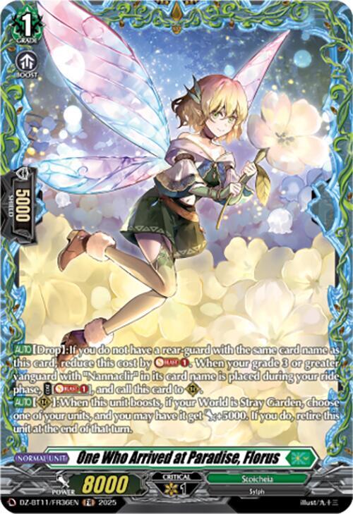 One Who Arrived at Paradise, Florus (FR), DZ-BT11: Symphony of Might & Bloom DZ-BT11/FR36EN