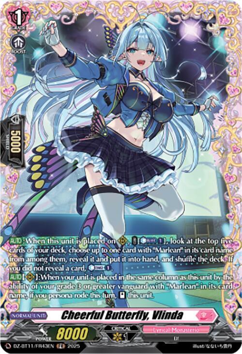 Cheerful Butterfly, Vlinda (FR), DZ-BT11: Symphony of Might & Bloom DZ-BT11/FR43EN