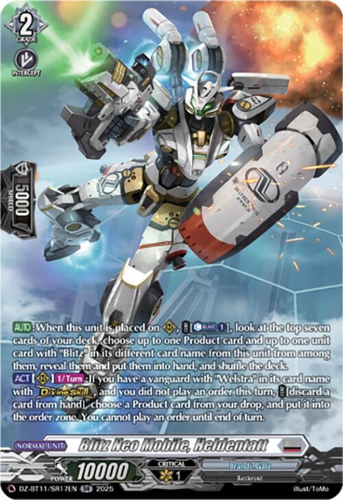 Blitz Neo Mobile, Heldentatt (SR), DZ-BT11: Symphony of Might & Bloom DZ-BT11/SR17EN