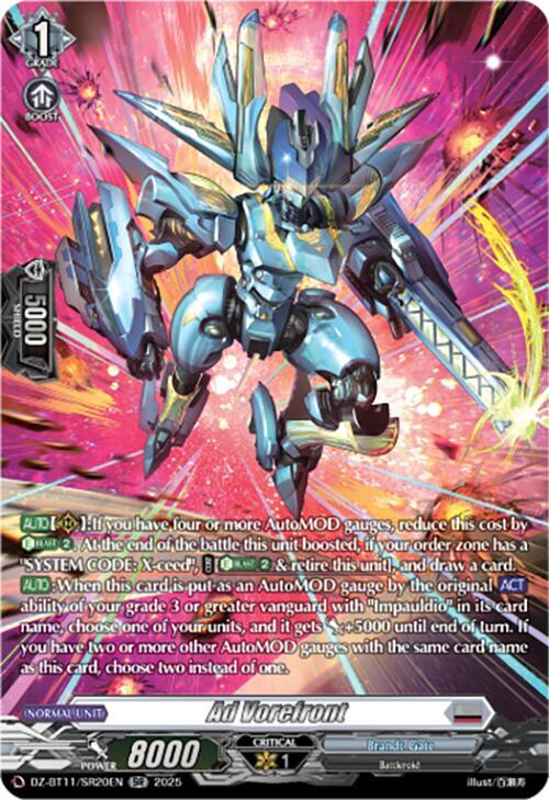 Ad Vorefront (SR), DZ-BT11: Symphony of Might & Bloom DZ-BT11/SR20EN