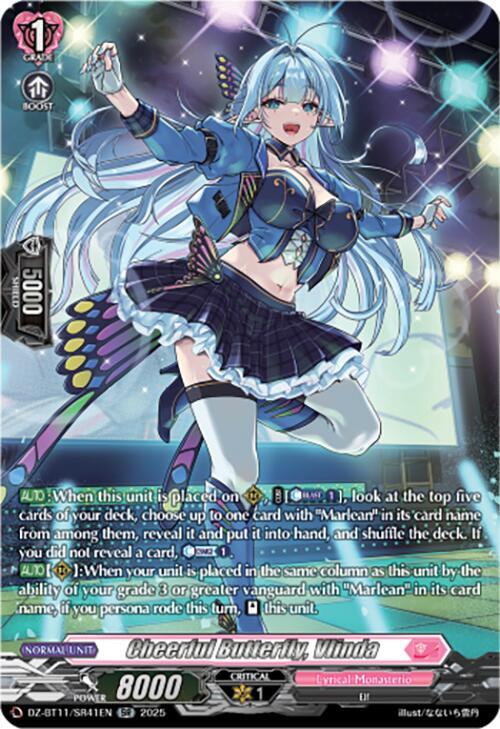 Cheerful Butterfly, Vlinda (SR), DZ-BT11: Symphony of Might & Bloom DZ-BT11/SR41EN