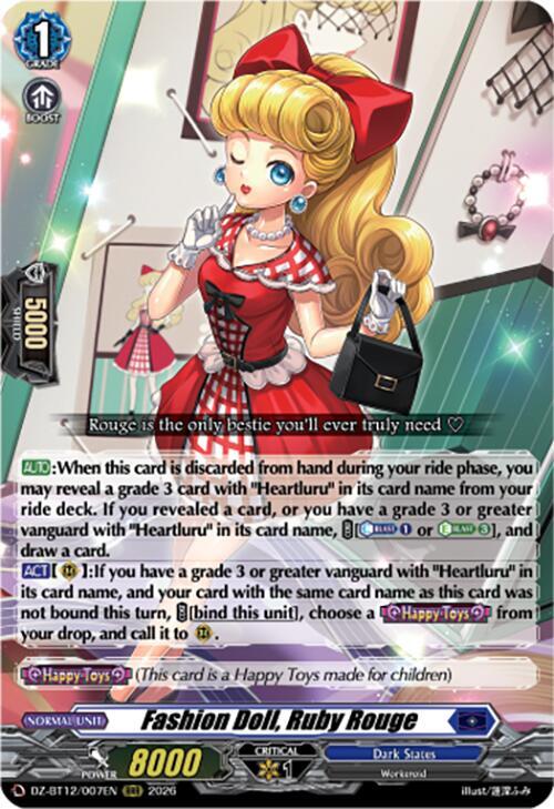 Fashion Doll, Ruby Rouge, DZ-BT12: Chasm of Lost Souls DZ-BT12/007EN