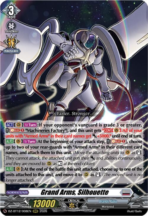 Grand Arms, Silhouette, DZ-BT12: Chasm of Lost Souls DZ-BT12/008EN