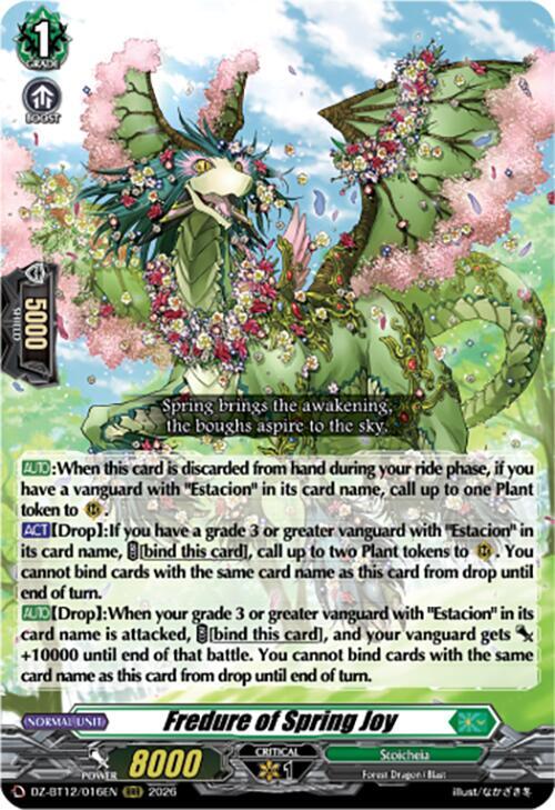 Fredure of Spring Joy, DZ-BT12: Chasm of Lost Souls DZ-BT12/016EN