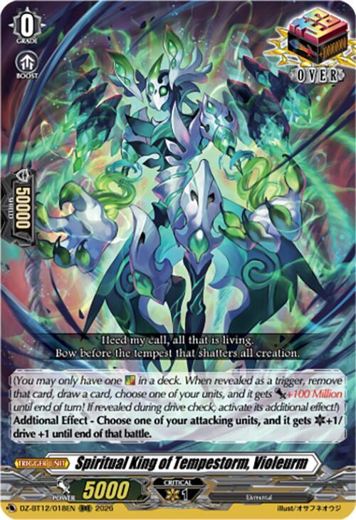 Spiritual King of Tempestorm, Violeurm, DZ-BT12: Chasm of Lost Souls DZ-BT12/018EN