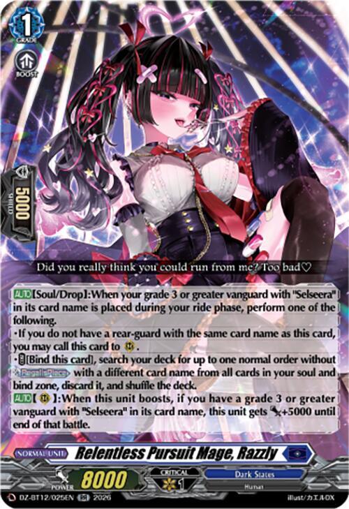 Relentless Pursuit Mage, Razzly, DZ-BT12: Chasm of Lost Souls DZ-BT12/025EN
