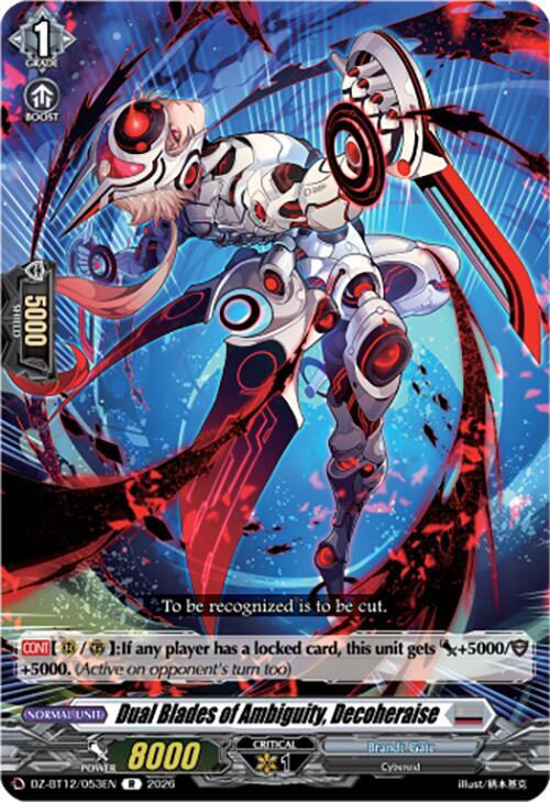 Dual Blades of Ambiguity, Decoheraise, DZ-BT12: Chasm of Lost Souls DZ-BT12/053EN