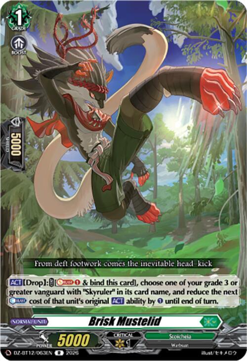 Brisk Mustelid, DZ-BT12: Chasm of Lost Souls DZ-BT12/063EN