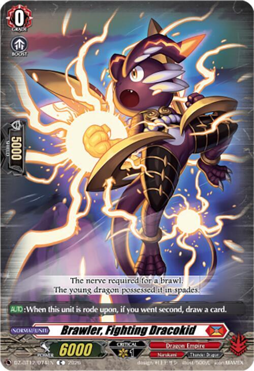 Brawler, Fighting Dracokid, DZ-BT12: Chasm of Lost Souls DZ-BT12/074EN