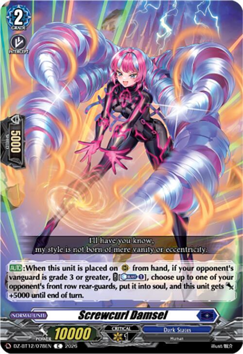 Screwcurl Damsel, DZ-BT12: Chasm of Lost Souls DZ-BT12/078EN