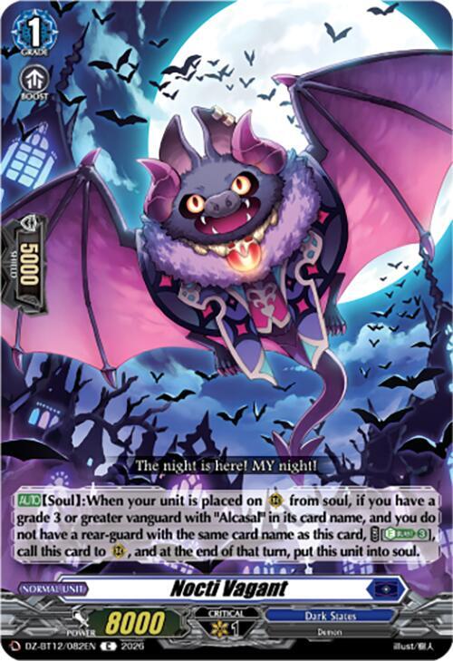 Nocti Vagant, DZ-BT12: Chasm of Lost Souls DZ-BT12/082EN