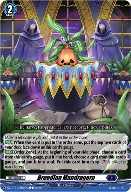 Breeding Mandragora, DZ-BT12: Chasm of Lost Souls DZ-BT12/086EN