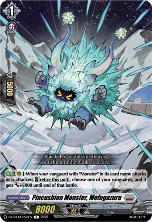 Pincushion Monster, Mofugazuru, DZ-BT12: Chasm of Lost Souls DZ-BT12/093EN