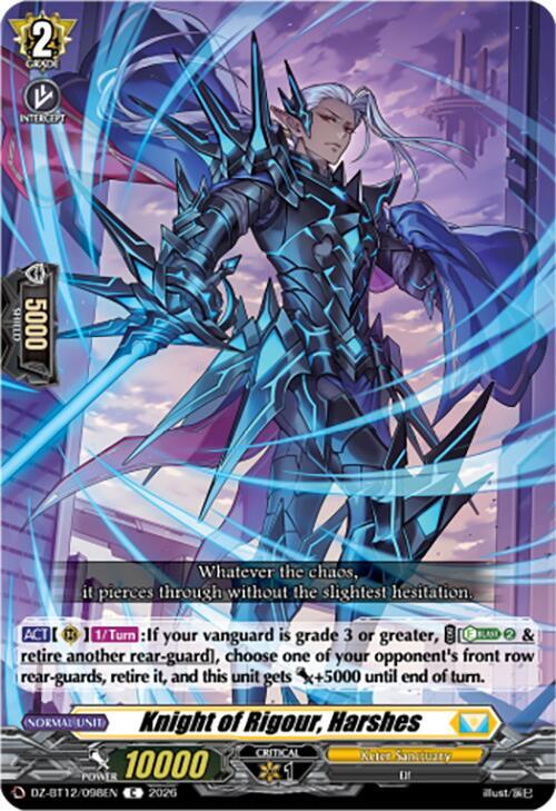 Knight of Rigour, Harshes, DZ-BT12: Chasm of Lost Souls DZ-BT12/098EN