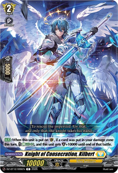 Knight of Consecration, Kilbert, DZ-BT12: Chasm of Lost Souls DZ-BT12/099EN
