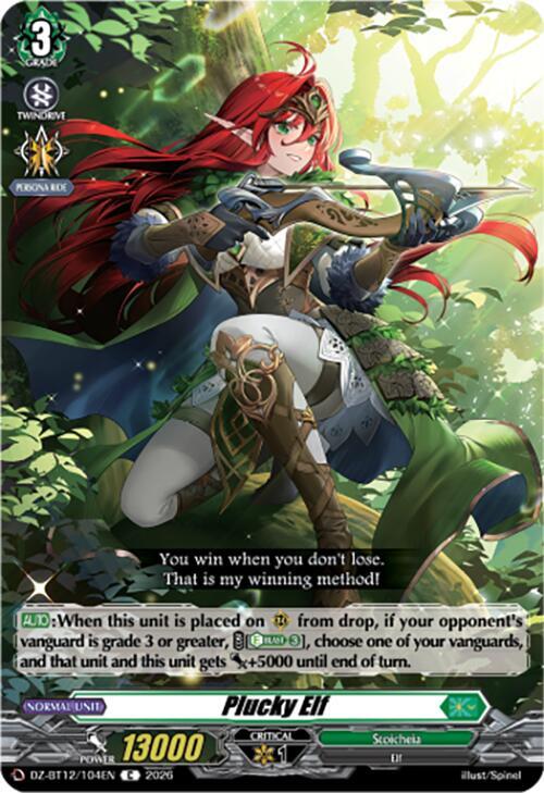 Plucky Elf, DZ-BT12: Chasm of Lost Souls DZ-BT12/104EN