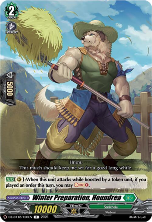 Winter Preparation, Houndrea, DZ-BT12: Chasm of Lost Souls DZ-BT12/106EN