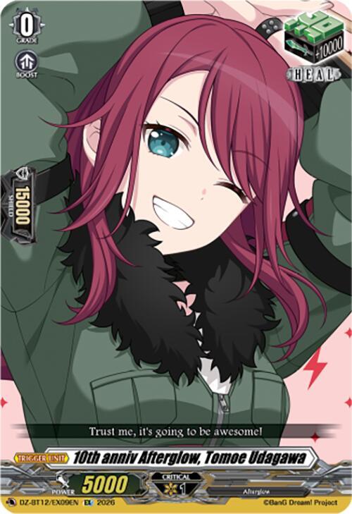 10th anniv Afterglow, Tomoe Udagawa, DZ-BT12: Chasm of Lost Souls DZ-BT12/EX09EN