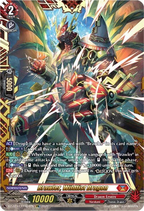 Brawler, Wildfist Dragon (FFR), DZ-BT12: Chasm of Lost Souls DZ-BT12/FFR04EN