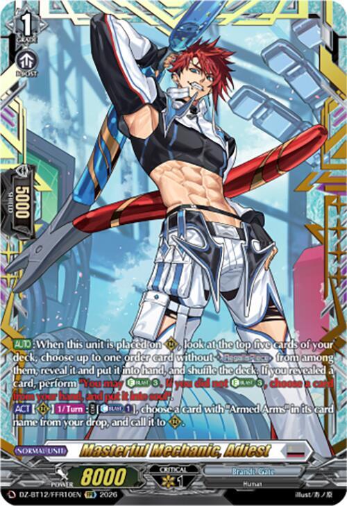 Masterful Mechanic, Adiest (FFR), DZ-BT12: Chasm of Lost Souls DZ-BT12/FFR10EN