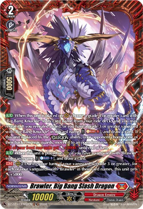Brawler, Big Bang Slash Dragon (FR), DZ-BT12: Chasm of Lost Souls DZ-BT12/FR02EN