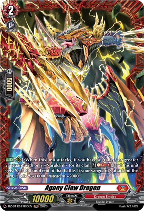 Agony Claw Dragon (FR), DZ-BT12: Chasm of Lost Souls DZ-BT12/FR05EN