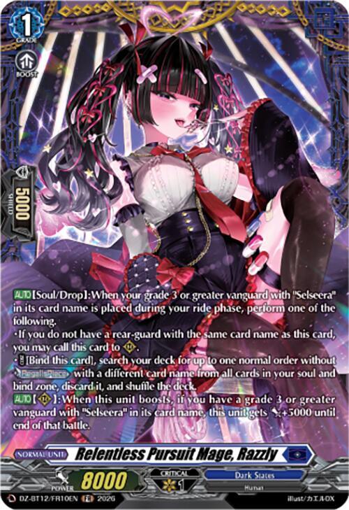 Relentless Pursuit Mage, Razzly (FR), DZ-BT12: Chasm of Lost Souls DZ-BT12/FR10EN